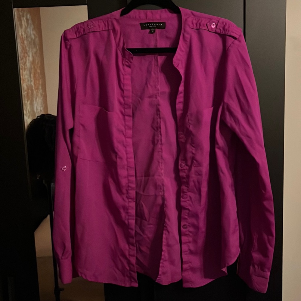 Sanctuary Purple work blouse